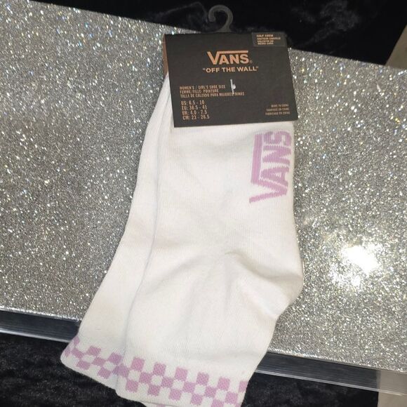 Vans Peek-A-Check Half Crew Socks - Picture 4 of 5